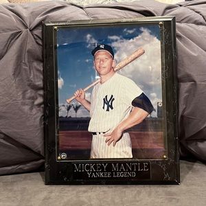 Vintage, New York Yankee legend, Mickey mantle photograph